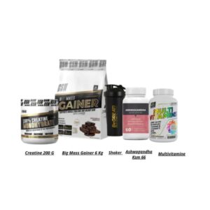 pack pieces gsn big mass gainer kg creatine g shaker pro gsn ashwagandha pilules multivitamines