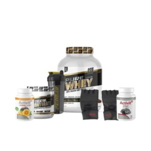 pack musculation complet gsn pure whey creatine g zinc vitamine c shaker gants