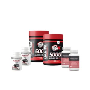 pack performance musculation creatine monohydrate american wolf zinc activit plus ashwagandha herbz produits