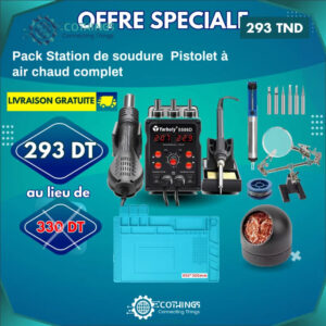 pack station soudure portable pistolet a air chaud complet yarboly cothings