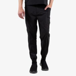 pantalon anta noir slim fit style sport homme