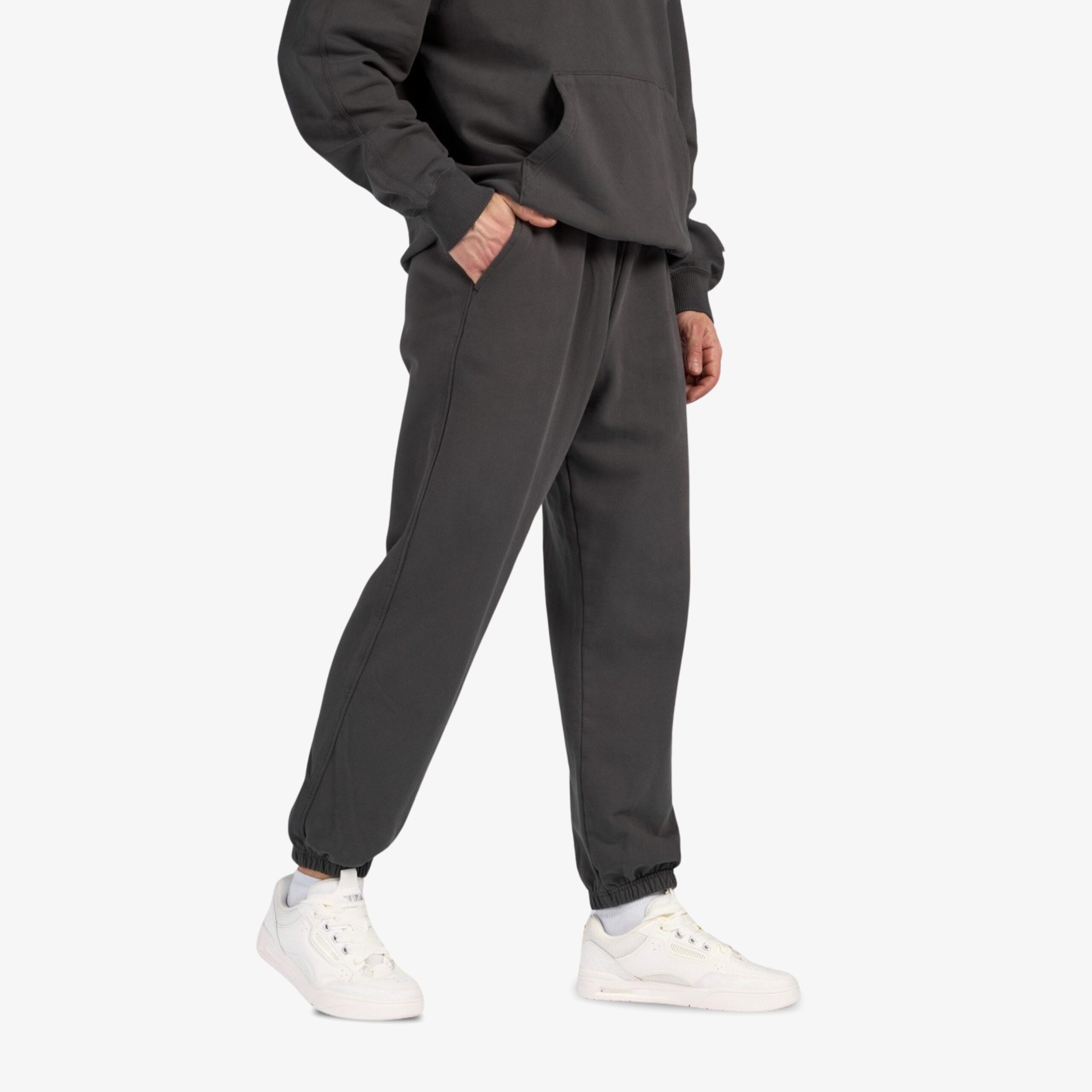 pantalon jogging anta homme coton confort gris sport style