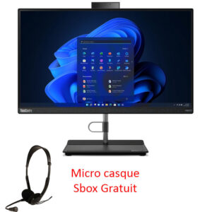 PC DE BUREAU LENOVO TOUT EN UN THINKCENTRE NEO A I GÉN GO GO SSD W