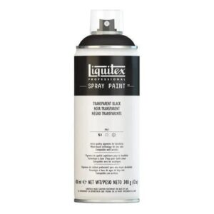 peinture en aerosol professionnelle liquitex ml noir transparent beaux arts