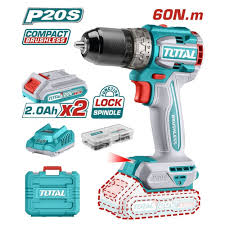 perceuse a percussion sans fil compacte v total tdli