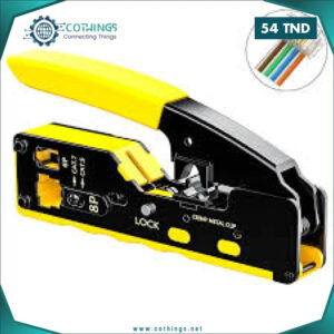 pince reseau rj jaune crimp metal clip cothings