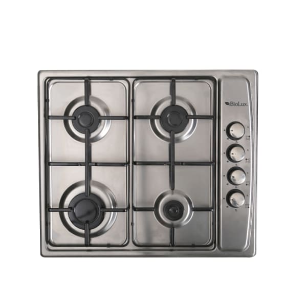 PLAQUE A GAZ ENCASTRABLE BIOLUX 4 FEUX THERMO COUPLE INOX (M.5855T) 1 plaque a gaz encastrable biolux feux thermo couple inox m