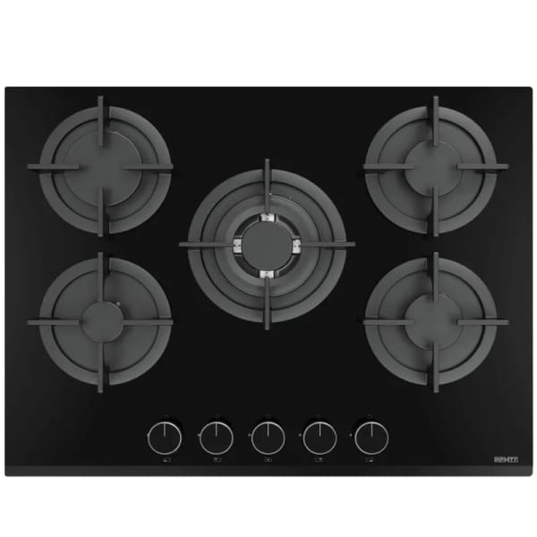 Plaque a gaz Infinity 5 Feux 70Cm Vitro Noir (H7010P30B) 1 plaque a gaz infinity feux cm vitro noir hpb