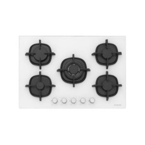 plaque a gaz silverline feux cm verre blanc csw ffd