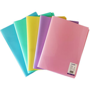porte documents purple pastel a vues assorties