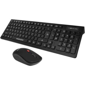 Ensemble Clavier et Souris SANS FIL PROMATE PROCOMBO Noir