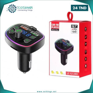 q transmetteur fm bluetooth voiture chargeur usb pd cothings