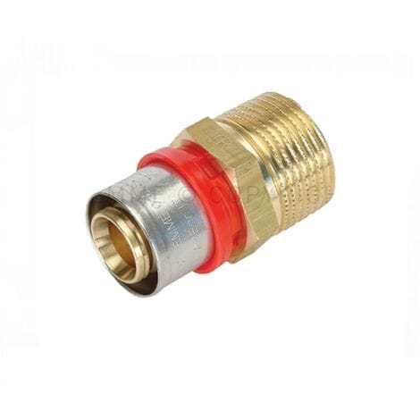 raccordo a pressare dritto maschio x multistrato tiemme P jpg