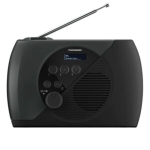 radio numerique portable dab fm thomson noir