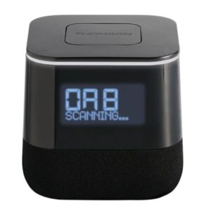 radio reveil dab affichage numerique thomson noir crdab