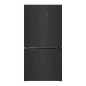 refrigerateur portes hyundai nofrost l verre noir hyn rfdbg