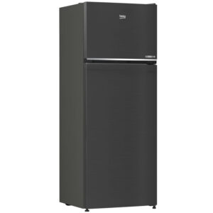 refrigerateur beko no frost inverter double portes litres dark inox