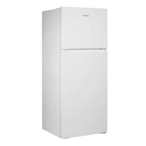 refrigerateur double portes brandt l less frost blanc bdebw