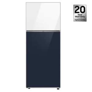 refrigerateur double portes samsung l no frost blanc bleu marine rtcbael be b db be dbd
