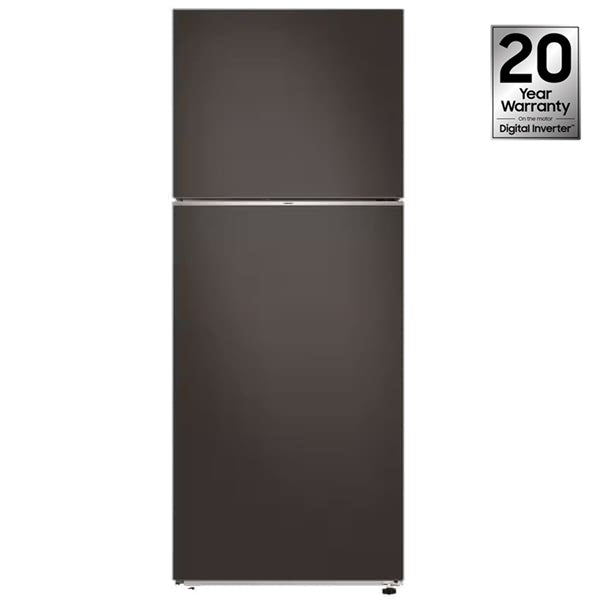 Réfrigérateur double portes SAMSUNG 415L No Frost noir charbon (RT42CB6644C2) 1 refrigerateur double portes samsung l no frost noir charbon rtcbcel bf ee cbfb