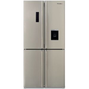 refrigerateur focus l side by inox avec afficheur smart