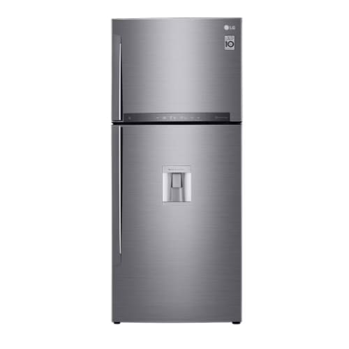 Réfrigérateur double portes LG No Frost 509L Avec Distributeur D`eau (GN-F782HFHL) 1 refrigerateur inverter lg no frost l avec distributeur deau gn fhfhl
