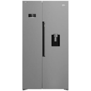 refrigerateur side by beko litres prosmart inverter silver rgnesx