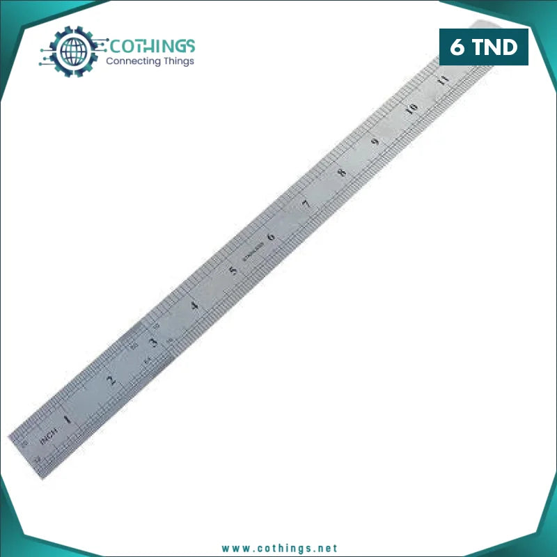 Règle INOX 300MM graduation métrique 1 regle inox mm graduation metrique cothings
