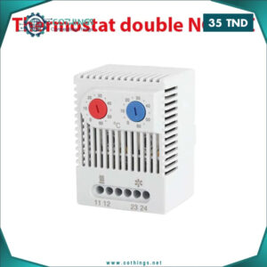 regulateur temperature thermostat chaud froid double contact nc no montage
