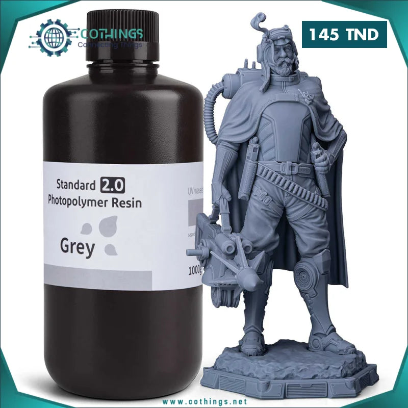 Resine Standard V2.0 1 kg Gris ELEGOO 1 resine standard v kg gris cothings