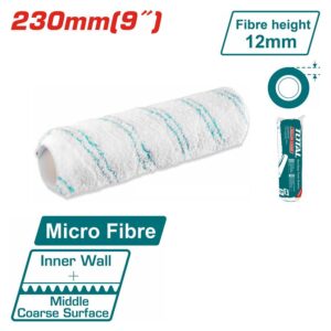 rouleau microfibre mm sans manche pour murs et plafonds