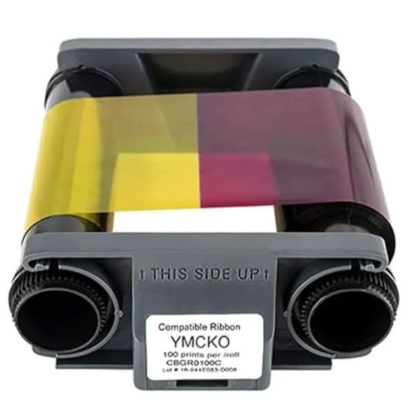 Ruban Adaptable Ymcko Couleur 100 Impressions (Cbgr0100c) 1 ruban adaptable ymcko couleur impressions cbgrc
