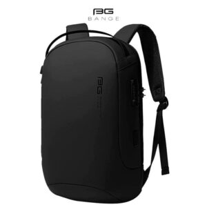 SAC À DOS ANTIVOL BANGE BG POUR PC PORTABLE  » AVEC PORT USB &# NOIR