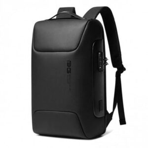 SAC À DOS ANTIVOL BANGE BG POUR PC PORTABLE  » AVEC PORT USB &# NOIR