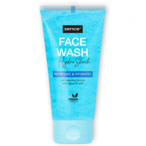 sence gel nettoyant hydro shock face wash a lacide hyaluronique ml
