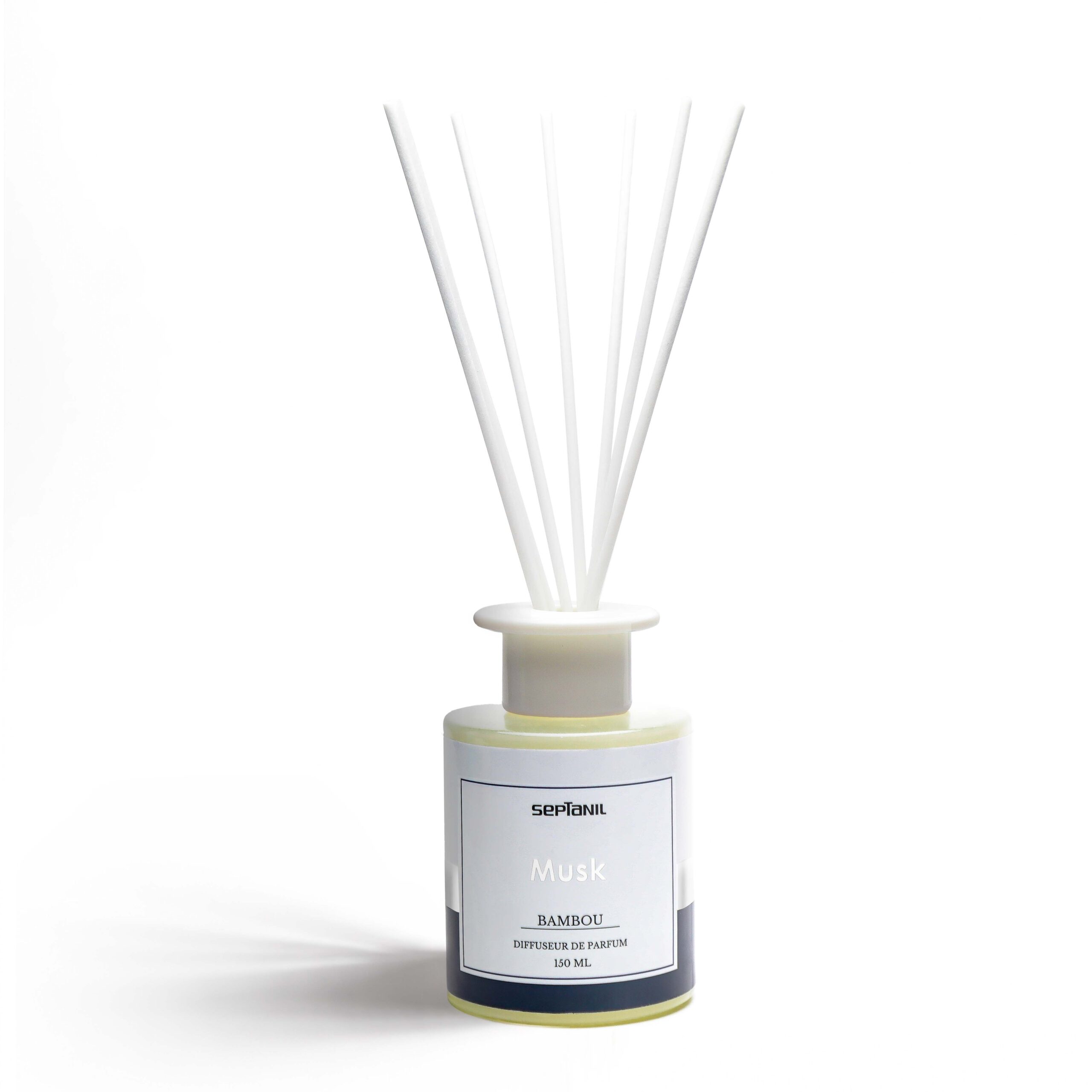 SEPTANIL DIFFUSEUR DE SENTEUR EN BAMBOU MUSK 150ML 1 septanil diffuseur de senteur en bambou musk ml scaled jpg