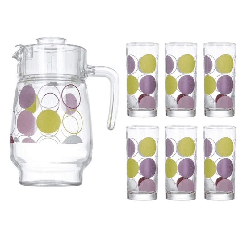 service a boissons luminarc crazy zoom pieces