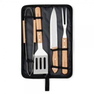 set de accessoires pour barbecue livoo silver gs