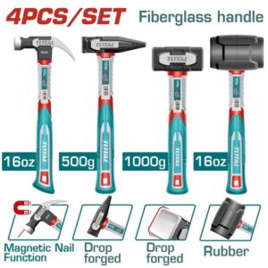 set de marteaux total fibre de verre thch pro