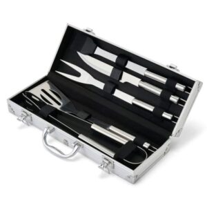 set de accessoires pour barbecue livoo silver gs