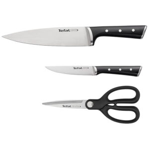 set de trois ustensiles de cuisine tefal ice force noir