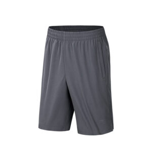short anta homme gris sport essentiel training polyester
