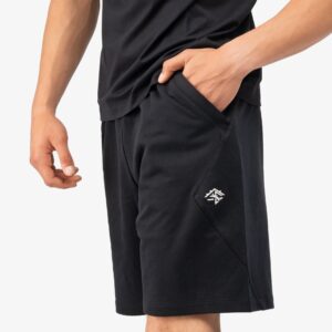 short homme anta noir coton logo blanc style decontracte