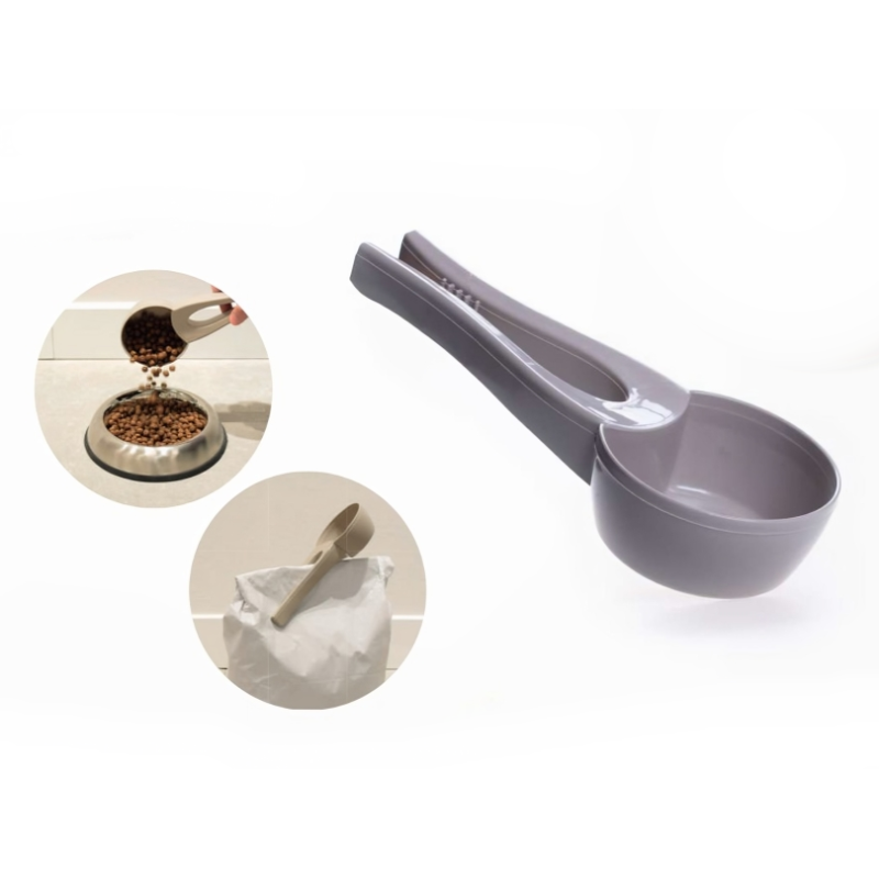 CUILLERE DE CROQUETTE AVEC PINCE INTEGREE 1 snail combi distributeur eau et croquettes mlg