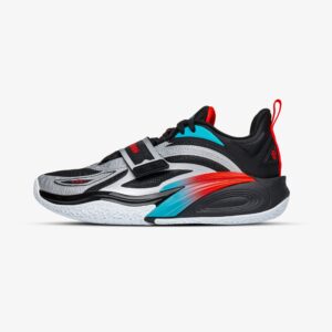 sneakers anta black silver red blue basketball performance homme