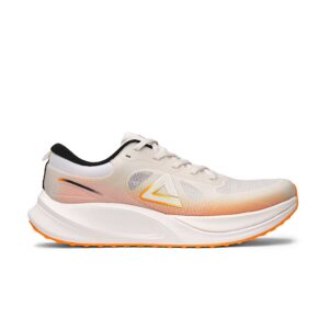 sneakers peak blanc orange homme running confort legere