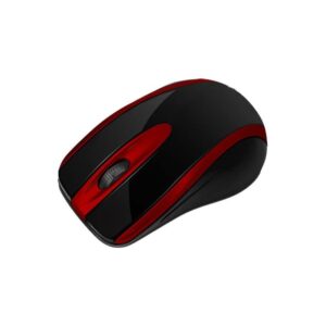 SOURIS OPTIQUE SANS FIL MACRO M NOIR & ROUGE