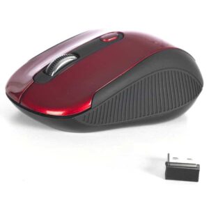 Souris optique NGS Sans fil HAZE Rouge