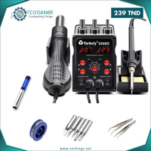 station soudure portable pistolet a air chaud numerique led d yarboly