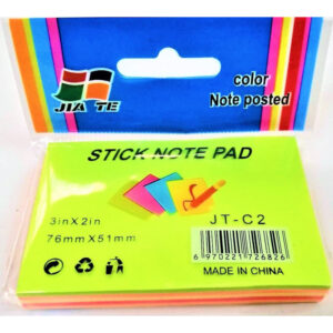 stick note feuilles assortie x mm